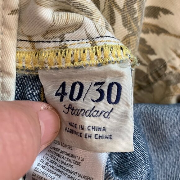 Pre-Owned Tommy Bahama Blue Size 40x30 Men's Jeans - Picture 5 of 7